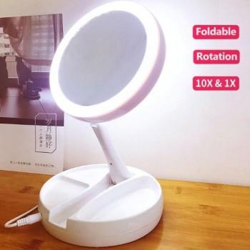 Led Fold-able Mirror USB Folding Lamp