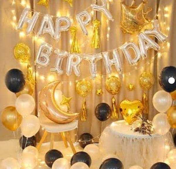 Silver Golden Birthday Theme