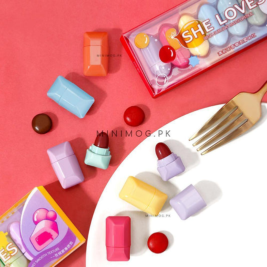 Mini Matte Velvet Candy Lipstick Set