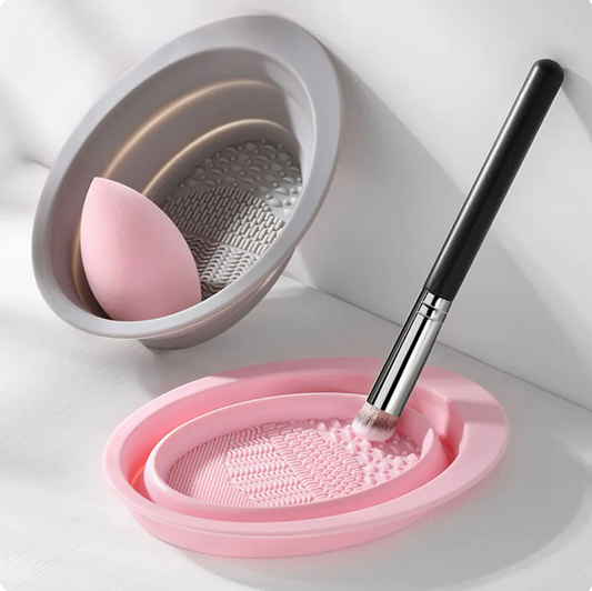 Silicone Makeup Brushes Cleaning Bowl