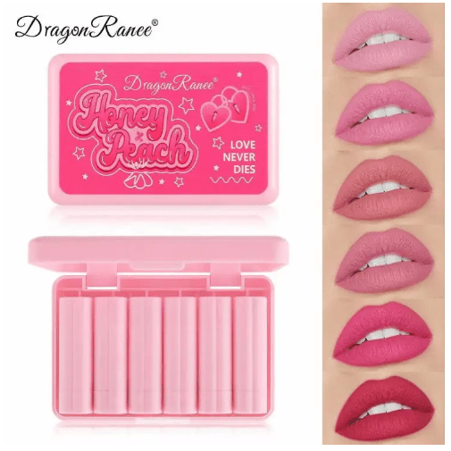 6pcs Matte Lipstick Set