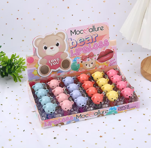 Cute Korean Teddy Bera Lipgloss