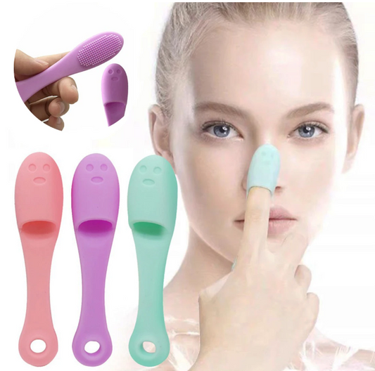 Silicone Face Finger Massager Brush