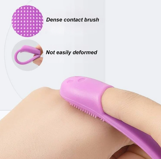 Silicone Face Finger Massager Brush