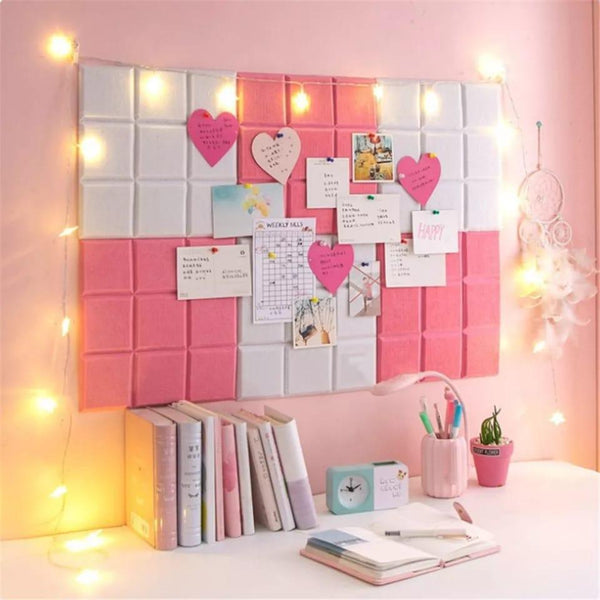 3D Self-adhesive Square Sticker Message Board ( Each Square )