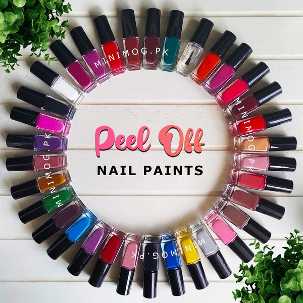 Peel Off Nail Paints