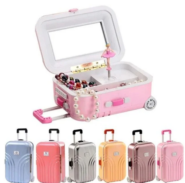 Mini Suitcase Jewellery Storage Box