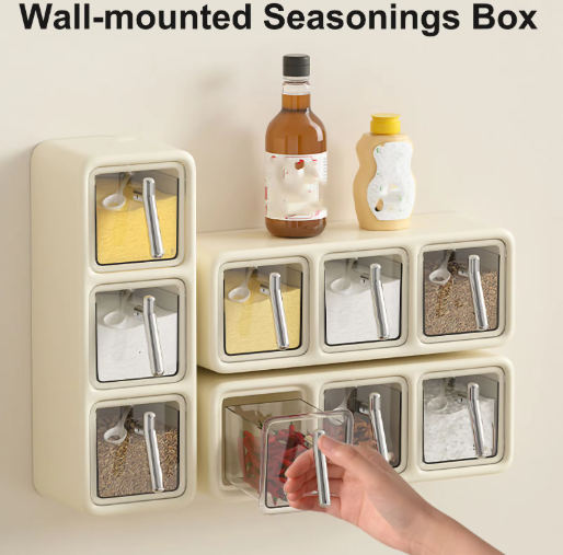 3-Layer Wall Mounted Spices Storage Organizer