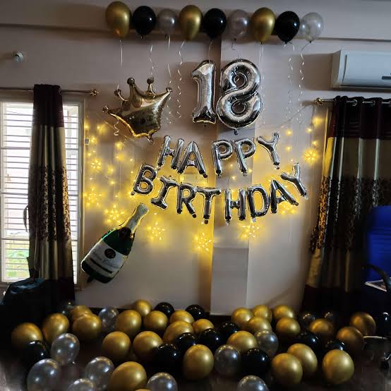 Golden Silver Birthday Package