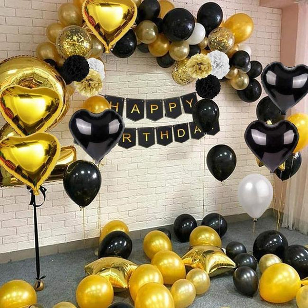 Black With Golden Birthday Package