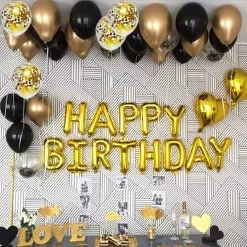 Golden Black Birthday Package