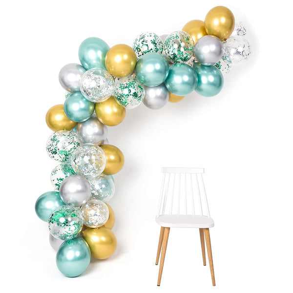 Golden Silver Green Arch Garland Set