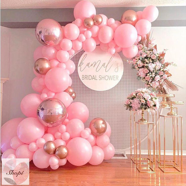 Pink Arch Balloon Birthday Package