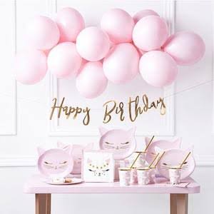 Pink Birthday Decoration