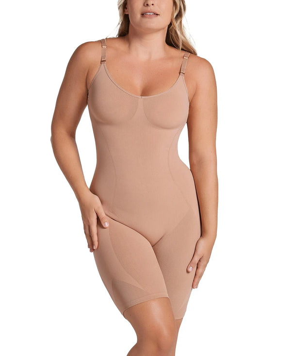 Women's Body Shaper with Built-In Bra - All-in-One Shapewear for Support & Comfort