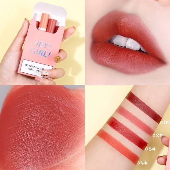 Cigarette Box Long Lasting Matte Lipstick Set