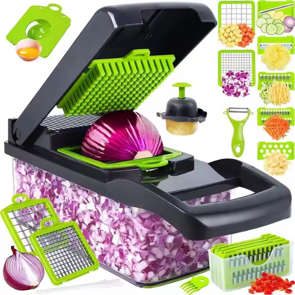 14-in-1 Multifunctional Kitchen Chopper & Slicer Set